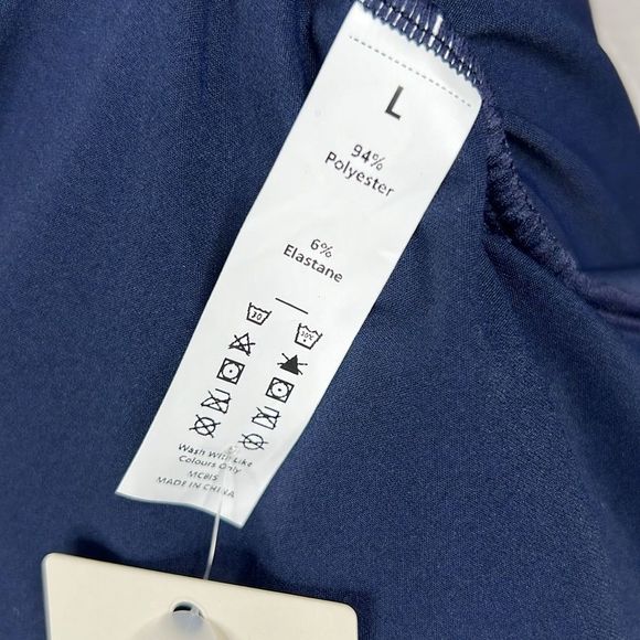 Halara V Neck Cap Sleeve Crossover Ruched Blouse Size Large - Picture 6 of 7